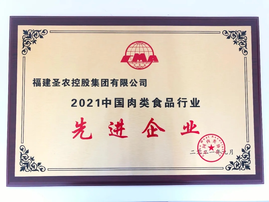2021（亿万28集团）中国肉类食品行业先进企业